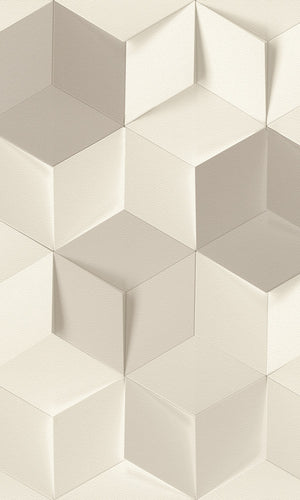 Modern Motifs 2.0 Beige Uneven Dimensional Cubes 622355