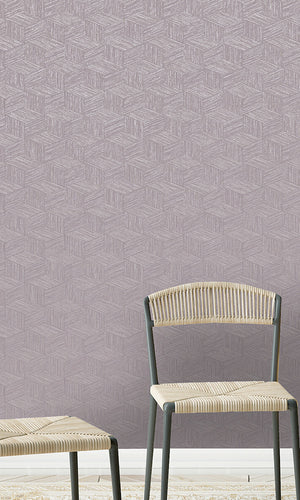 faux grasscloth geometric wallpaper