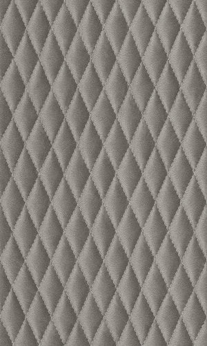 Amelie Diamond Stitched Leather Wallpaper 861631