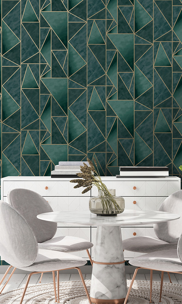 Moderne Geometric Wallpaper and Fabric Fabric  Geometric shapes art  Geometric art Geometric shapes wallpaper