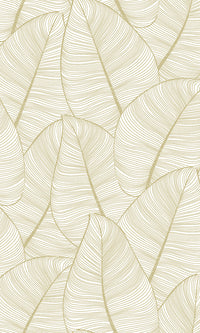 lined leaves wallpaper