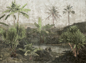 Weathered Tropics Wallpaper Mural 4 AZ044
