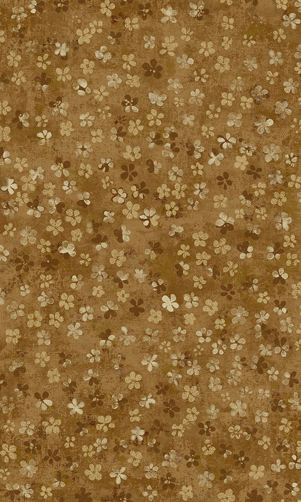 metallic floral wallpaper