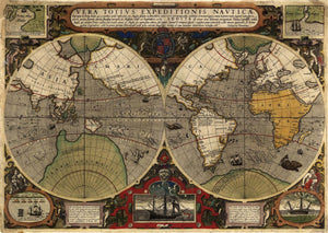 Custom World Maps Vera Totivs Expenditionis Wallpaper MAP758007