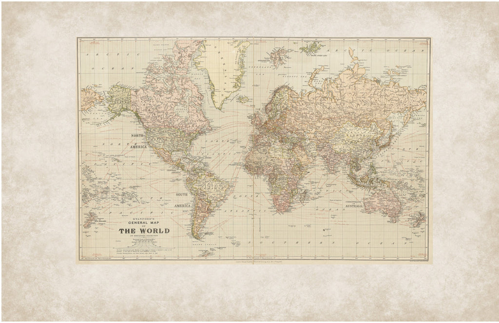 World Maps General Map of The World Wallpaper MAP758012