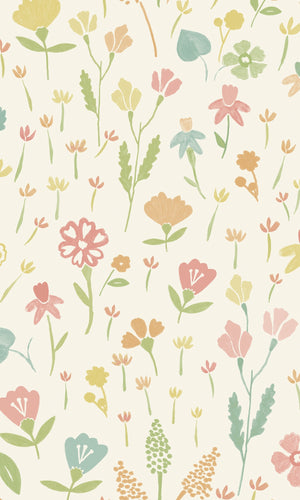 Maison Pink Minimalist Flower Prints MN3505