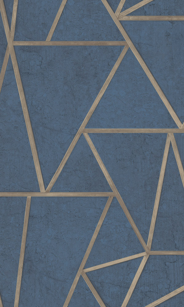 metallic geometric wallpaper ideas