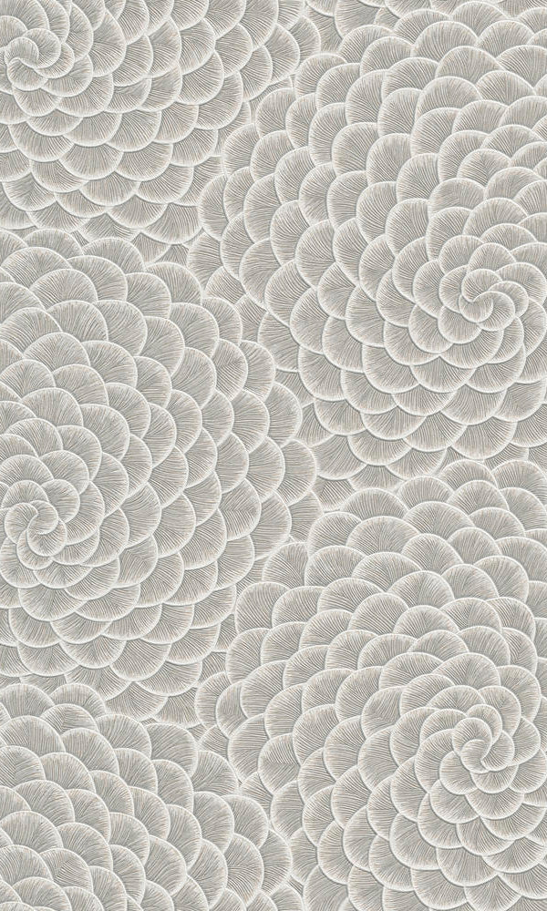 geometric floral wallpaper