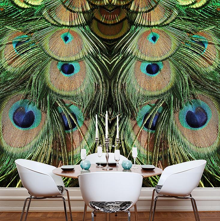 Quattro Peacocks Wallpaper 457023