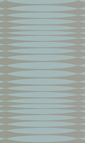 Blue & Bronze Fine Tooth Stripe CH4008