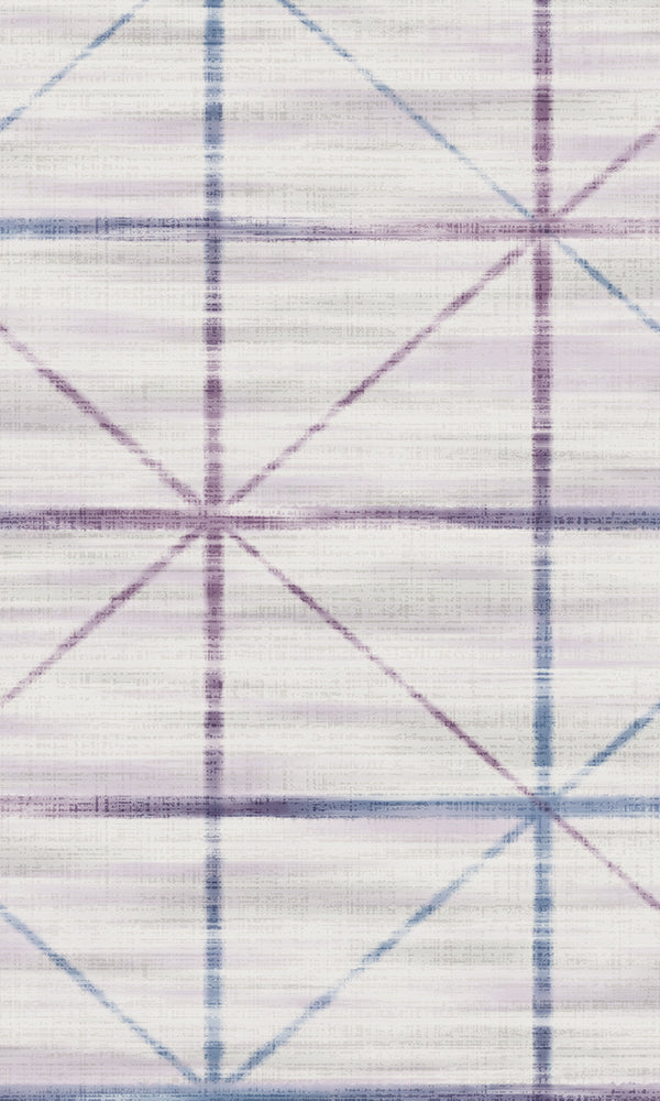 Zircon Blue & Purple Tiled Geometrics RM71209