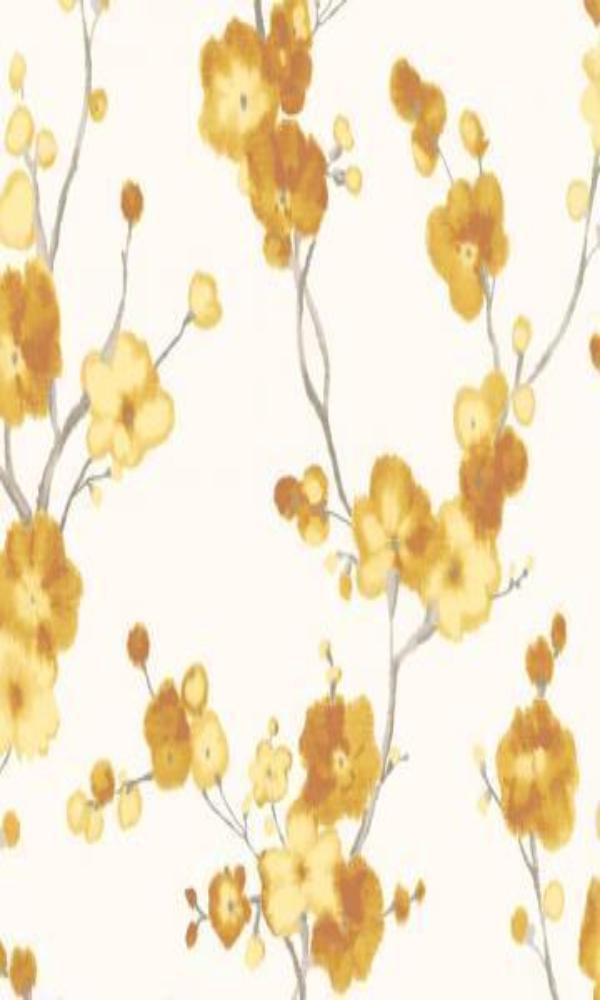 Modern Motifs Minimalist Flowers Wallpaper NA3106